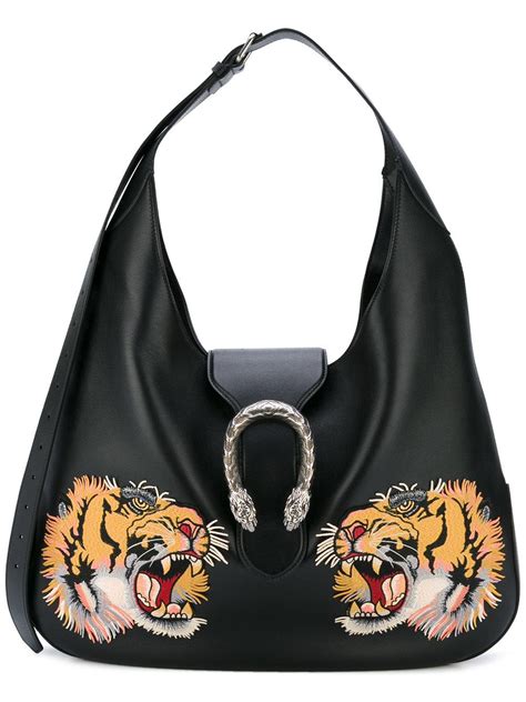 gucci tiger handbag|Gucci bag with tiger head.